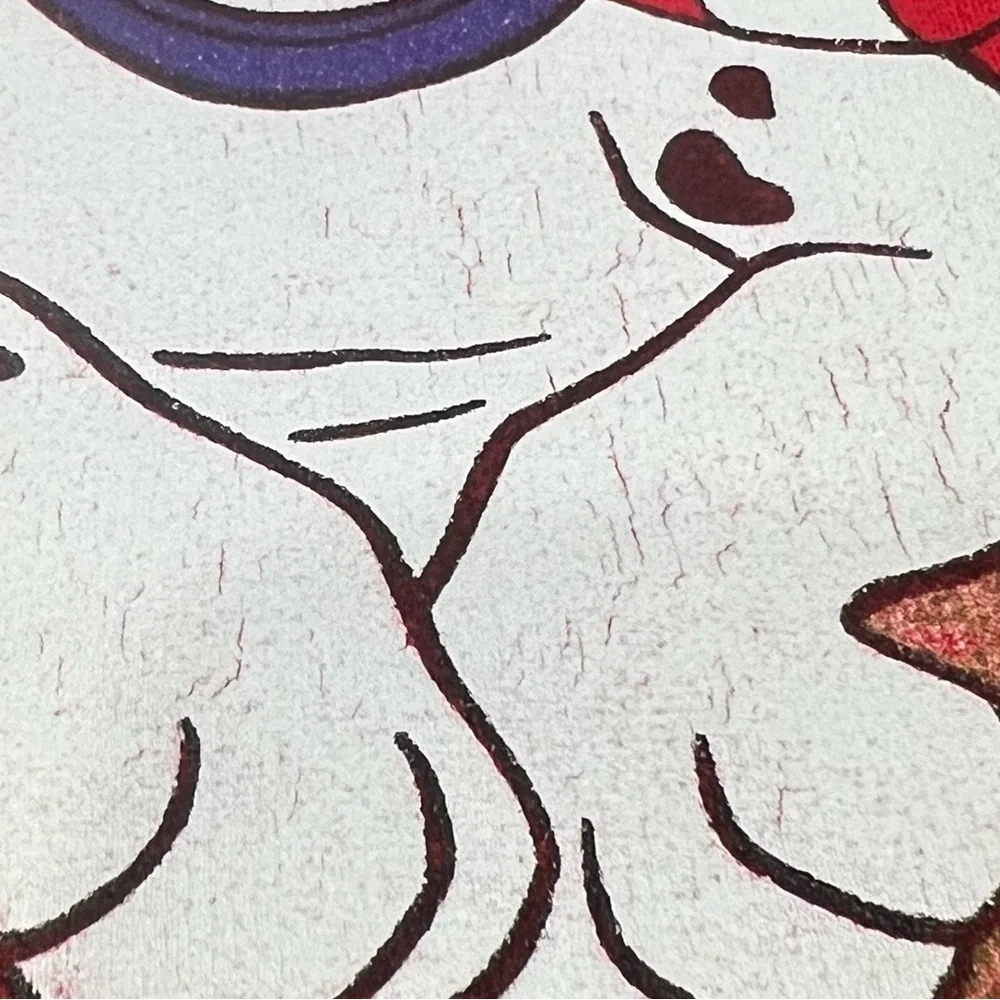 Vtg Disney 101 Dalmatians Crewneck Pullover Sweatshirt Holiday Youth Size Large - Picture 3 of 10